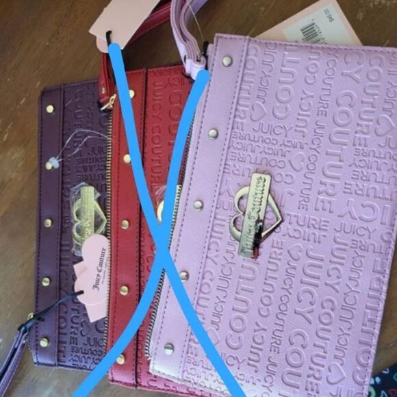 2 NWT JUICY COUTURE CLUTCHES - Picture 1 of 3